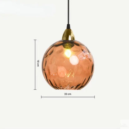 Glazen Hanglamp HelderBol – Sfeervolle Elegantie-light decor-De Bazelaar