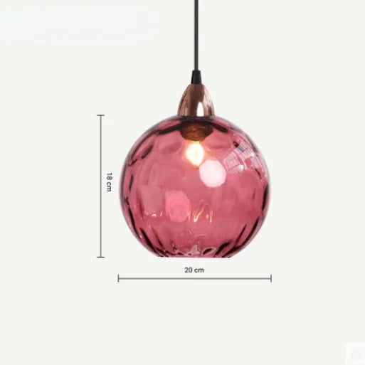Glazen Hanglamp HelderBol – Sfeervolle Elegantie-light decor-De Bazelaar