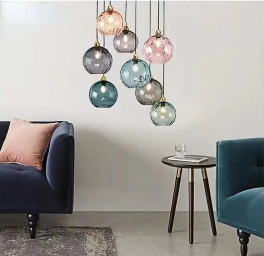 Glazen Hanglamp HelderBol – Sfeervolle Elegantie-light decor-De Bazelaar