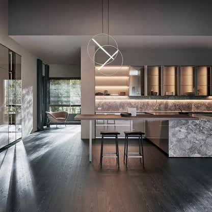 Moderne Scandinavische Hanglamp met LED en Luxe Afwerking-lamp-De Bazelaar