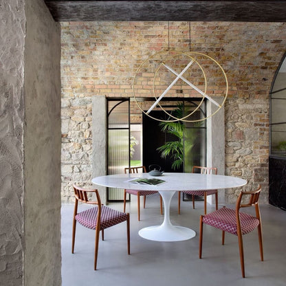 Moderne Scandinavische Hanglamp met LED en Luxe Afwerking-lamp-De Bazelaar