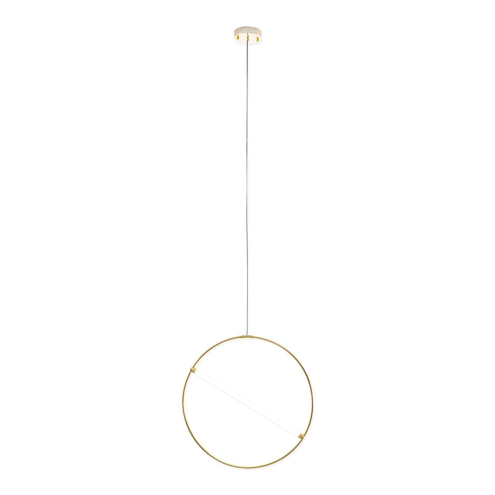 Moderne Scandinavische Hanglamp met LED en Luxe Afwerking-lamp-De Bazelaar