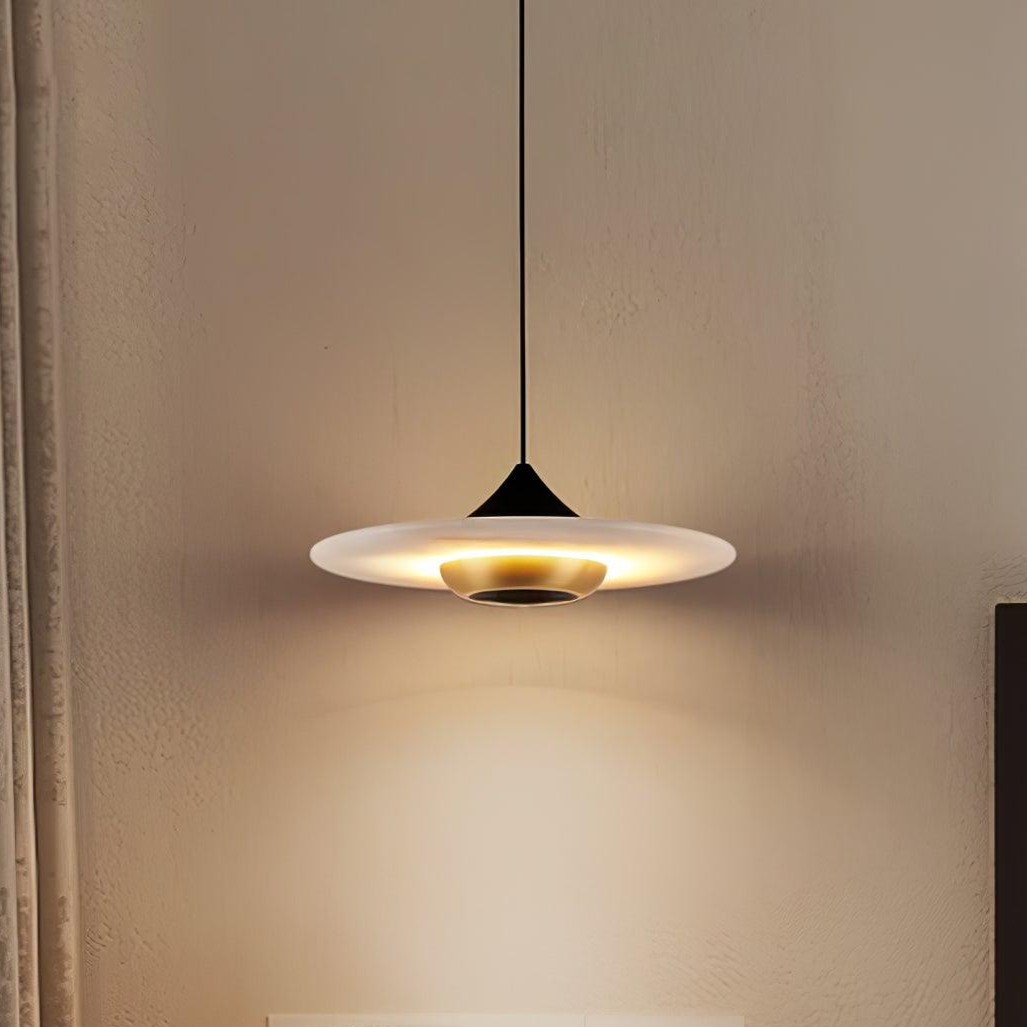 Moderne Hanglamp met Marmerdetails-Ceiling Lights-De Bazelaar