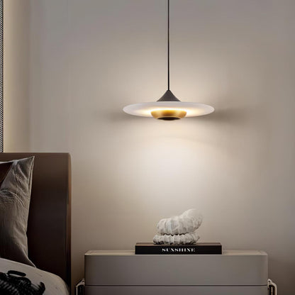 Moderne Hanglamp met Marmerdetails-Ceiling Lights-De Bazelaar