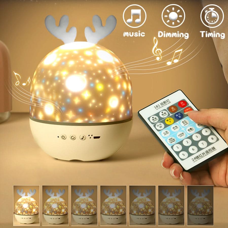 MagicLight - Sterrenhemel Nachtlamp Projector met bluetooth-lamp-De Bazelaar