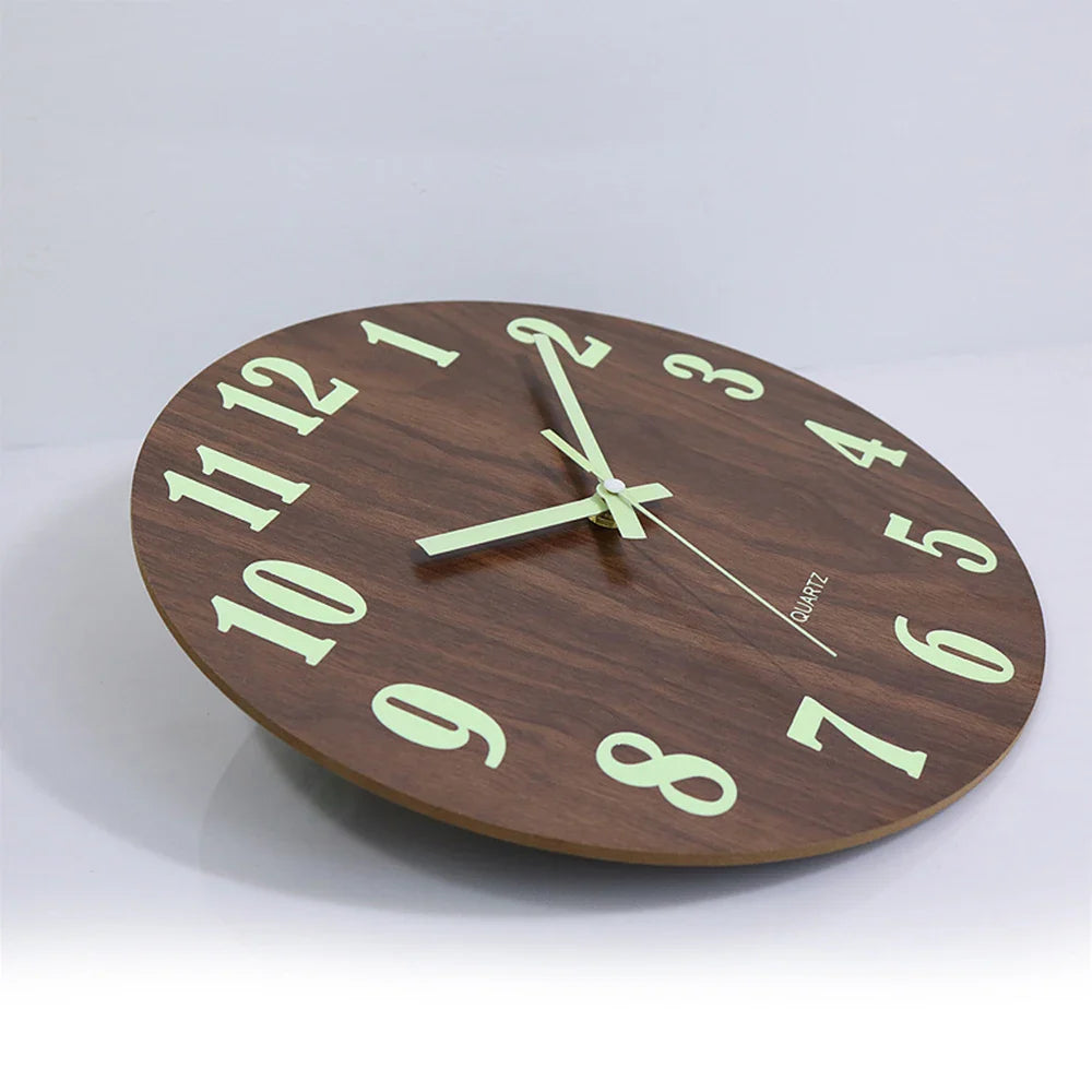Moderne Luminous Wandklok - Stijlvol - Functioneel - Uniek Design-Wall Clocks-De Bazelaar