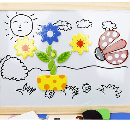 Woods™ - Creatief Magnetisch Speelbord - Unieke Houten Speelervaring-Kind-De Bazelaar