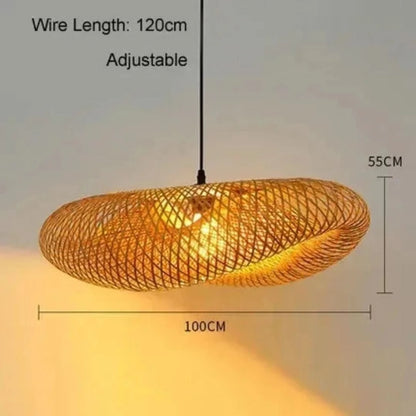 EcoLantern - Vintage Bamboe LED Hanglamp
