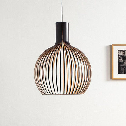 Houten Hanglamp Hallai – Warm Licht en Uniek Design-light decor-De Bazelaar