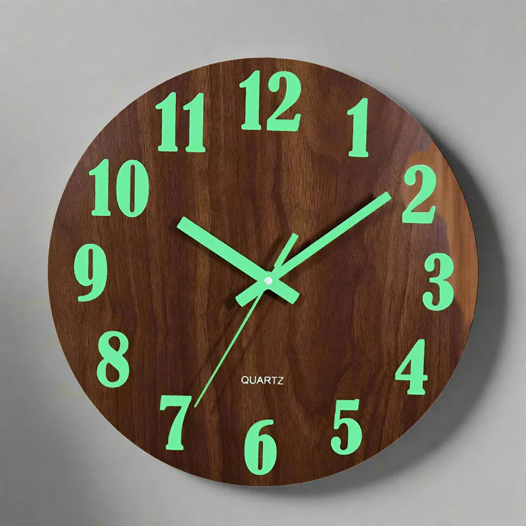 Moderne Luminous Wandklok - Stijlvol - Functioneel - Uniek Design-Wall Clocks-De Bazelaar