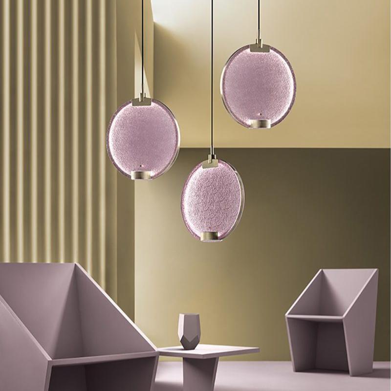 Horo Hanglamp – Elegant Messing & Getint Glas-light decor-De Bazelaar