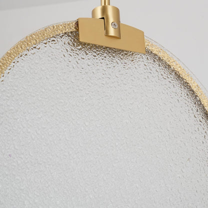 Horo Hanglamp – Elegant Messing & Getint Glas-light decor-De Bazelaar