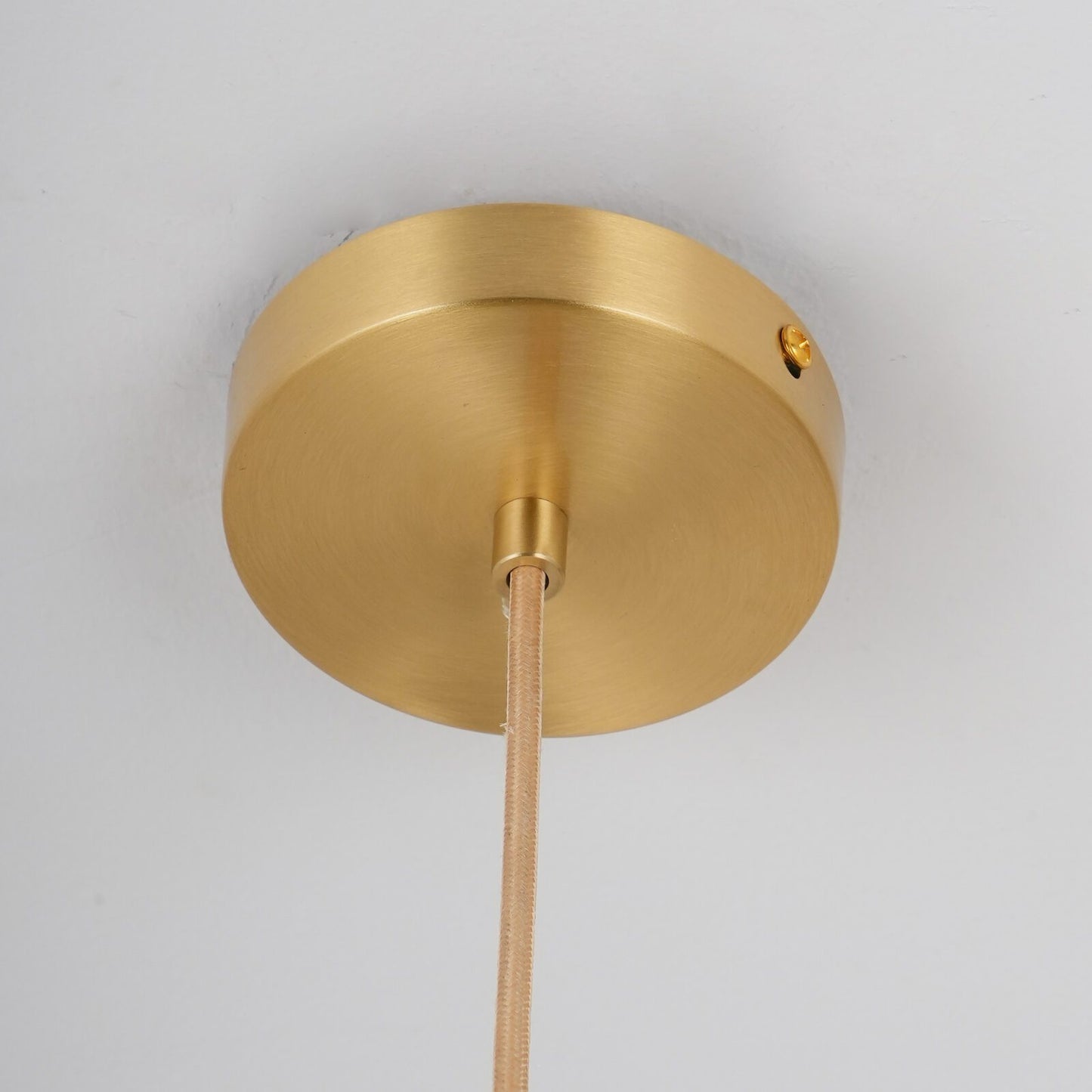 Horo Hanglamp – Elegant Messing & Getint Glas-light decor-De Bazelaar