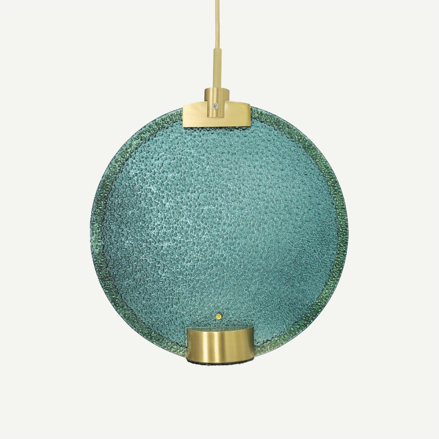 Horo Hanglamp – Elegant Messing & Getint Glas-light decor-De Bazelaar