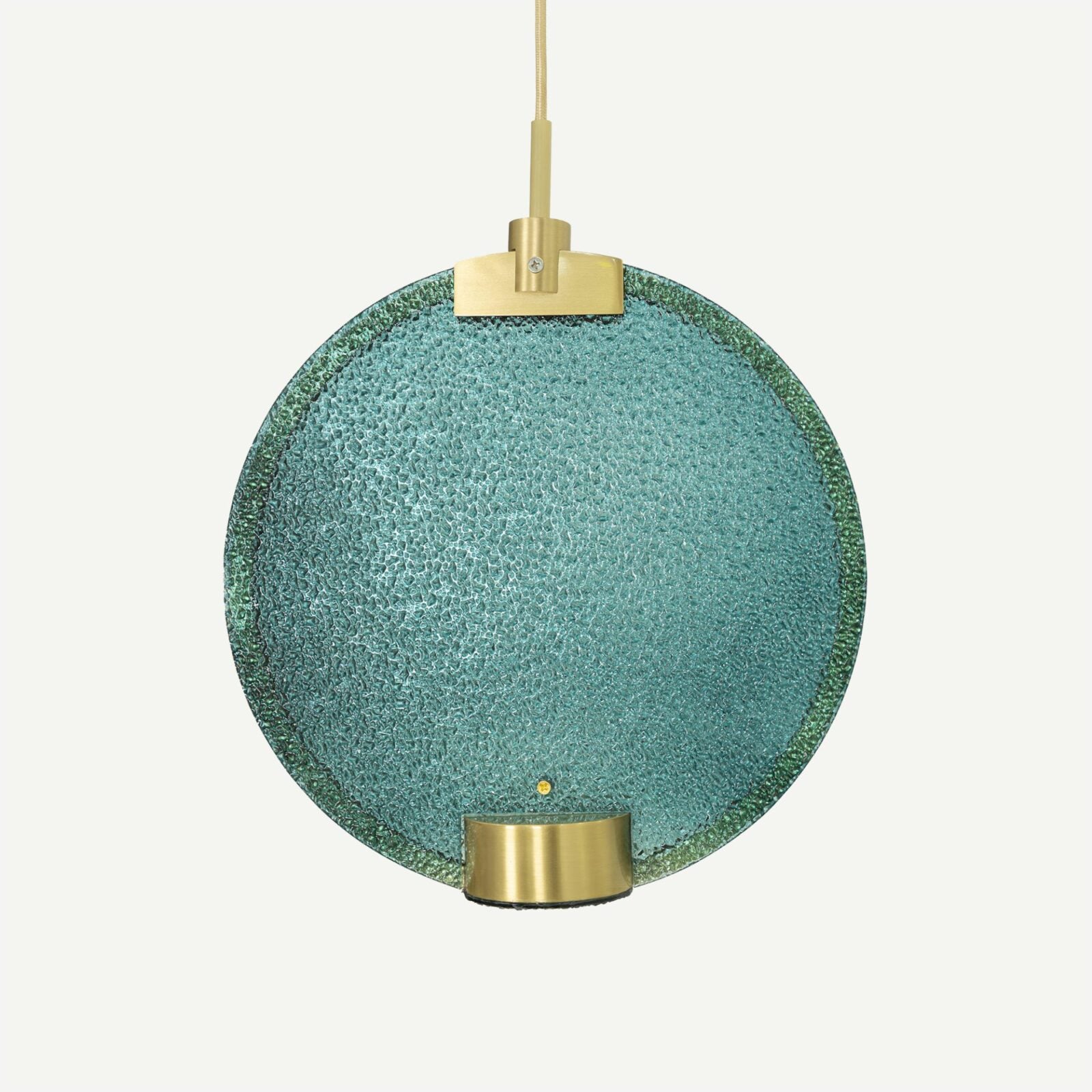 Horo Hanglamp – Elegant Messing & Getint Glas-light decor-De Bazelaar