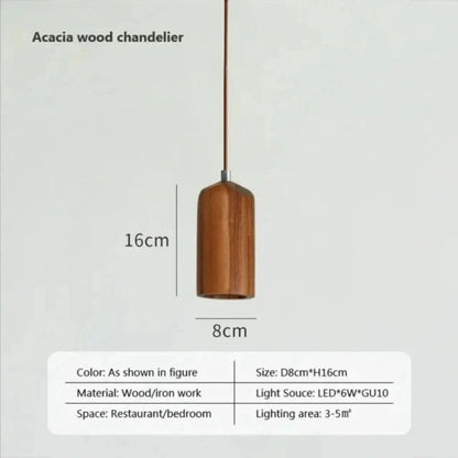 TimberEssence - Scandinavische Houten Hanglamp