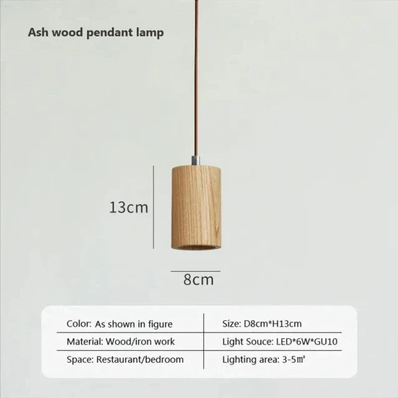 NordicGlow Houten Hanglamp - Scandinavische Stijl en Natuurlijke Warmte-light decor-De Bazelaar
