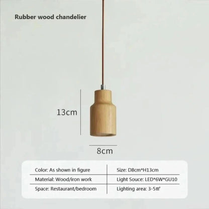 TimberEssence - Scandinavische Houten Hanglamp