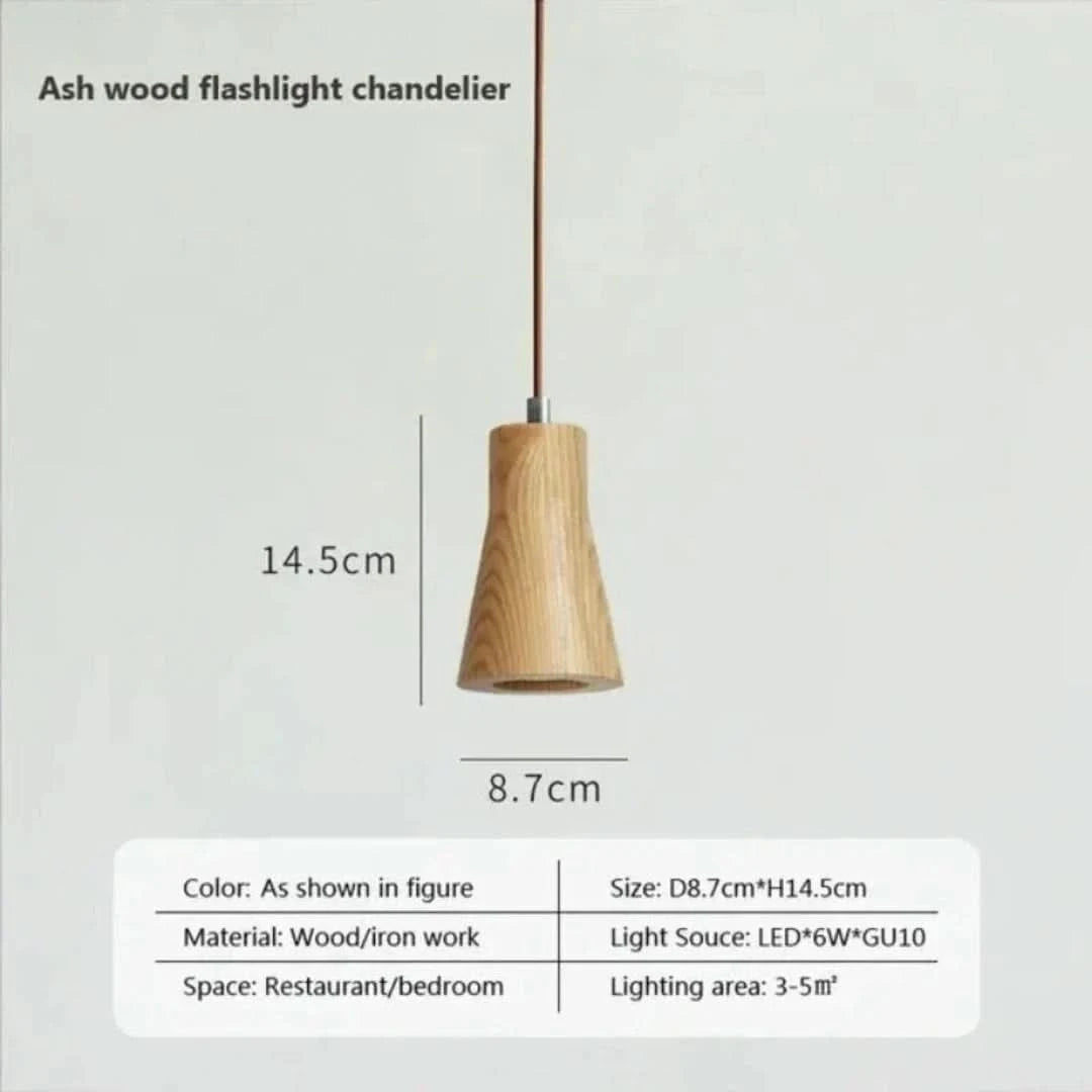 TimberEssence - Scandinavische Houten Hanglamp