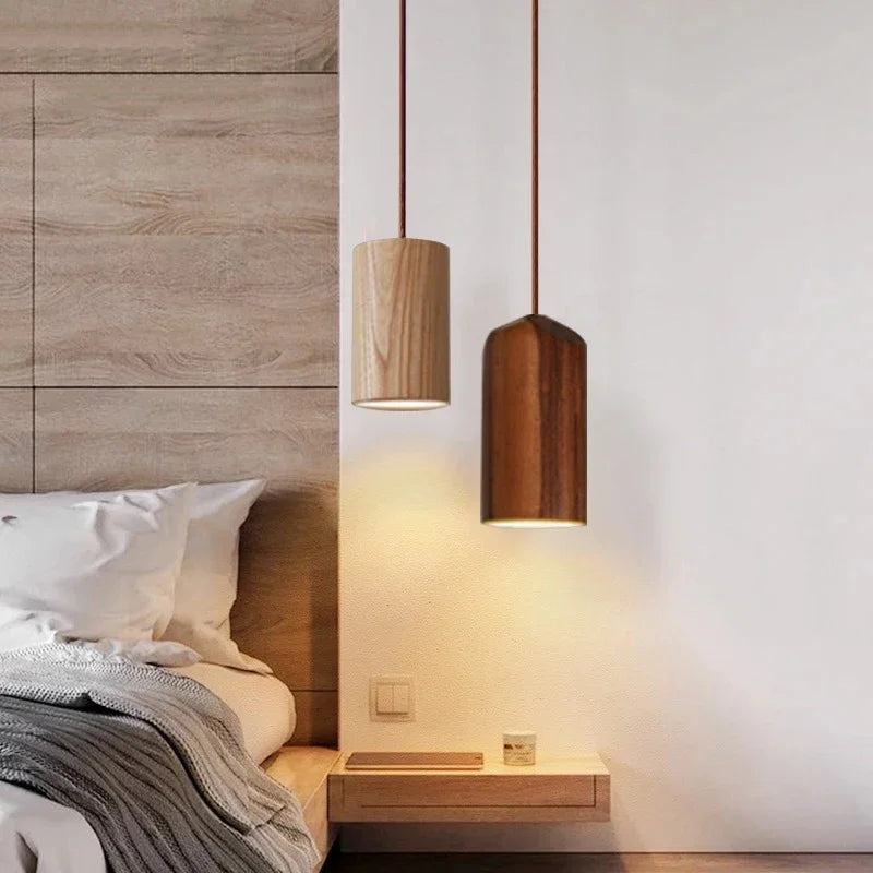 NordicGlow Houten Hanglamp - Scandinavische Stijl en Natuurlijke Warmte-light decor-De Bazelaar