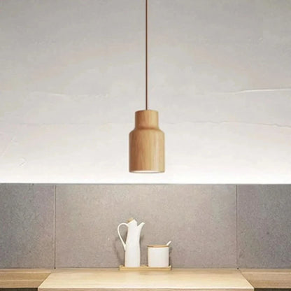 TimberEssence - Scandinavische Houten Hanglamp