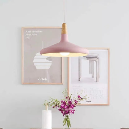 Conische Metalen Hanglamp Macaron - Minimalistisch en Stijlvol Description:-light decor-De Bazelaar