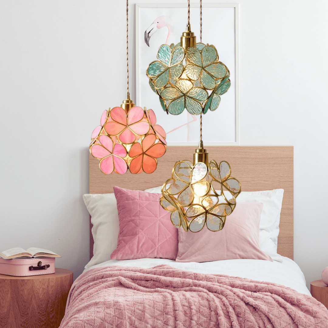 Hanglamp Glazen Bloem Nordic Design-light decor-De Bazelaar