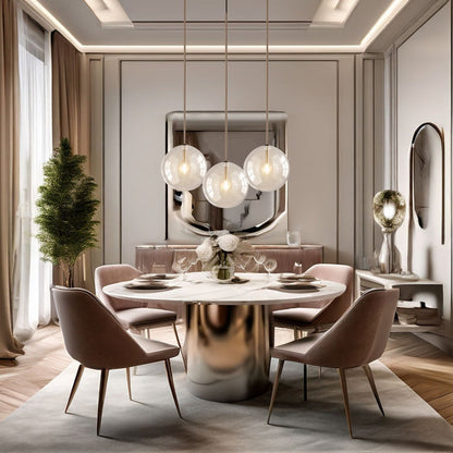 Scandinavische Glazen Hanglamp - Minimalistisch en Modern-light decor-De Bazelaar