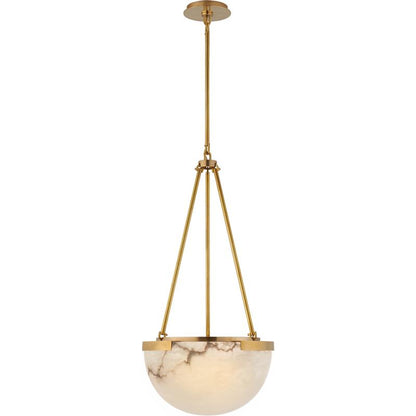 Luxe Albast Kroonluchter met Gouden Details-light decor-De Bazelaar
