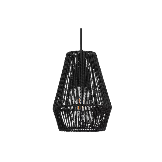 Handgemaakte Hanglamp van Papieren Touw-light decor-De Bazelaar