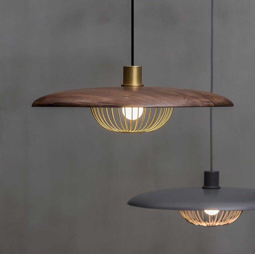 Kasa Nordic Houten Hanglamp met Metaal-light decor-De Bazelaar