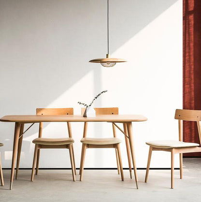 Kasa Nordic Houten Hanglamp met Metaal-light decor-De Bazelaar