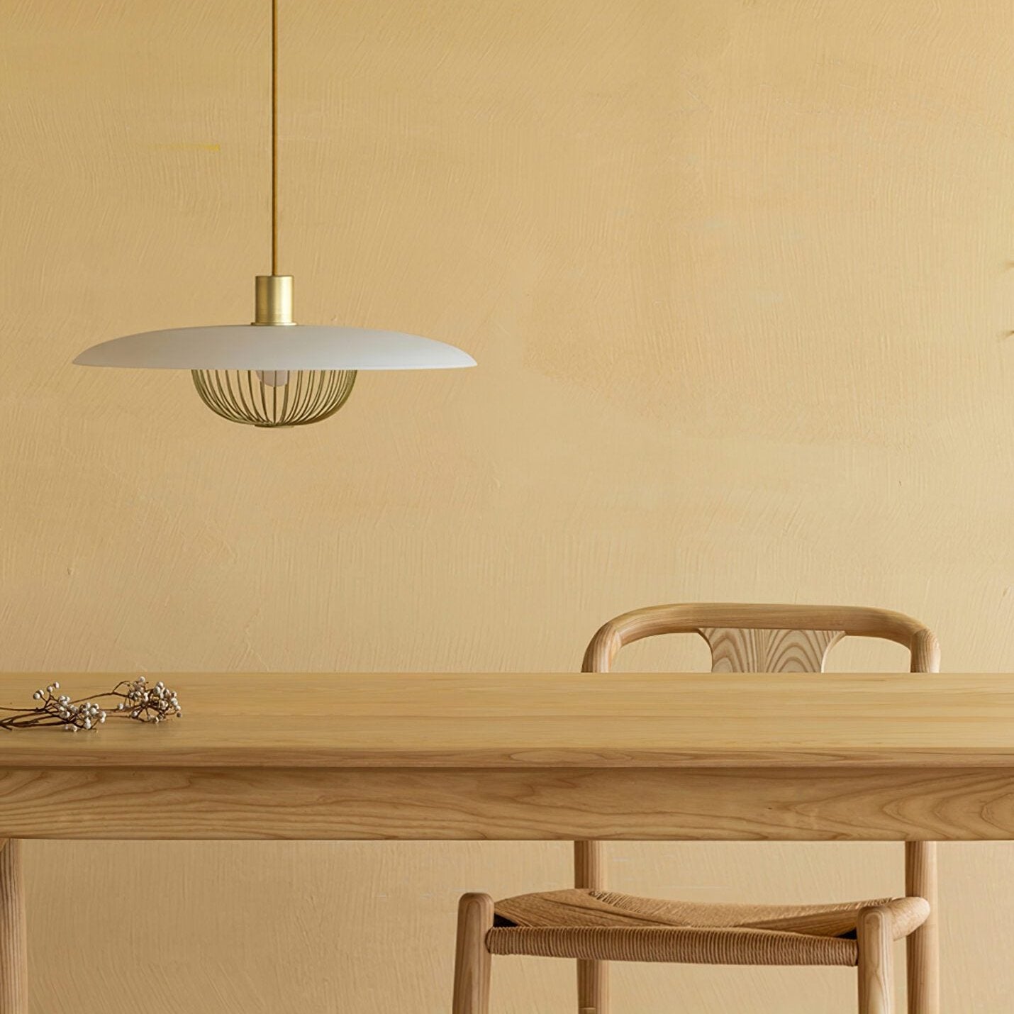 Kasa Nordic Houten Hanglamp met Metaal-light decor-De Bazelaar
