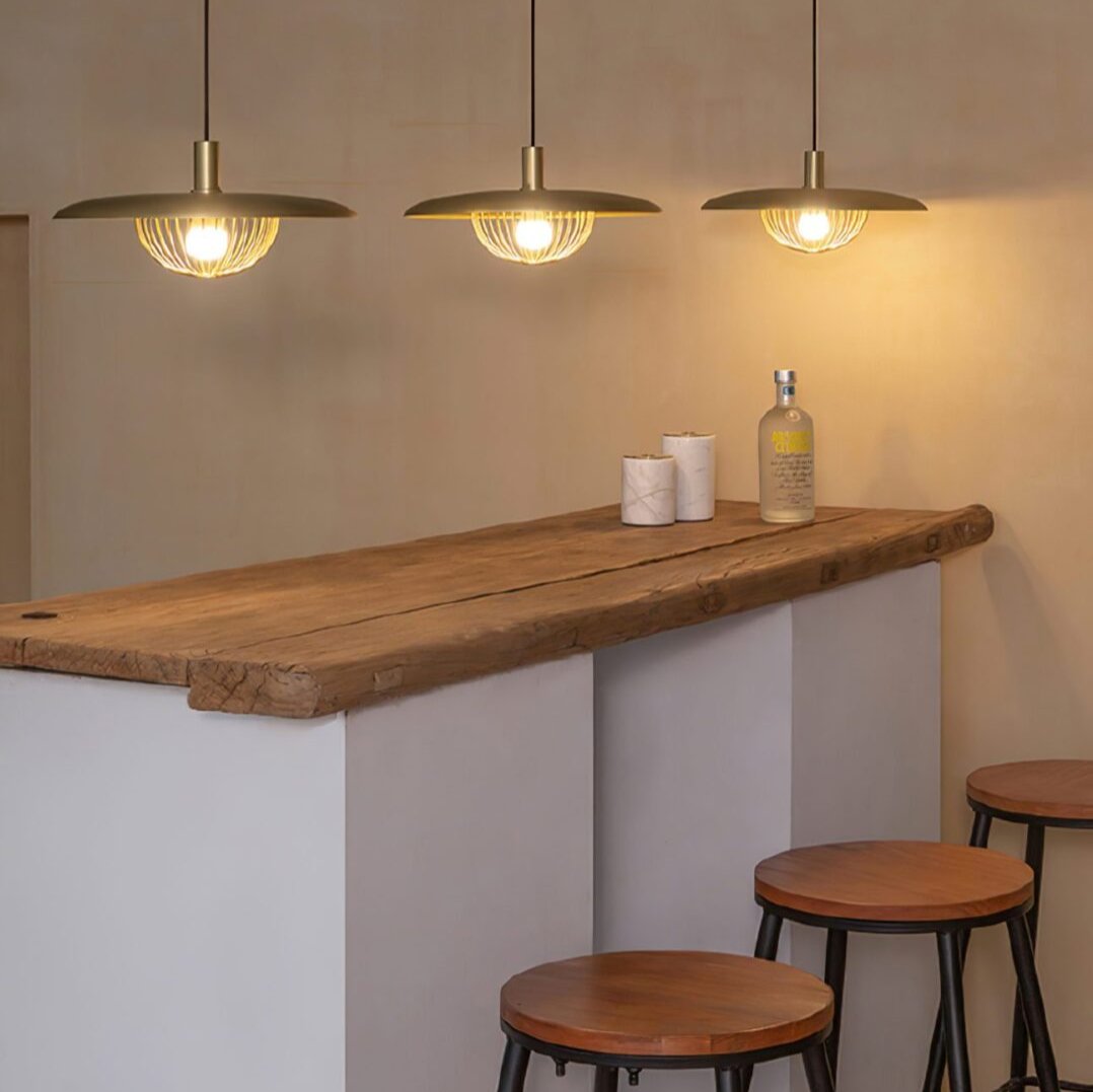 Kasa Nordic Houten Hanglamp met Metaal-light decor-De Bazelaar