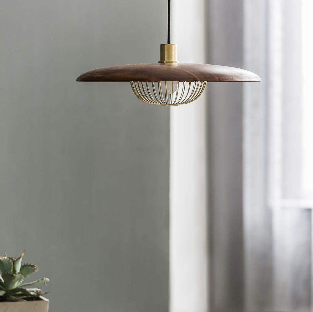 Kasa Nordic Houten Hanglamp met Metaal-light decor-De Bazelaar