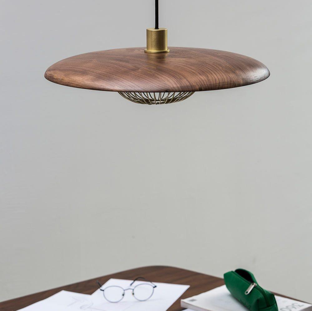 Kasa Nordic Houten Hanglamp met Metaal-light decor-De Bazelaar