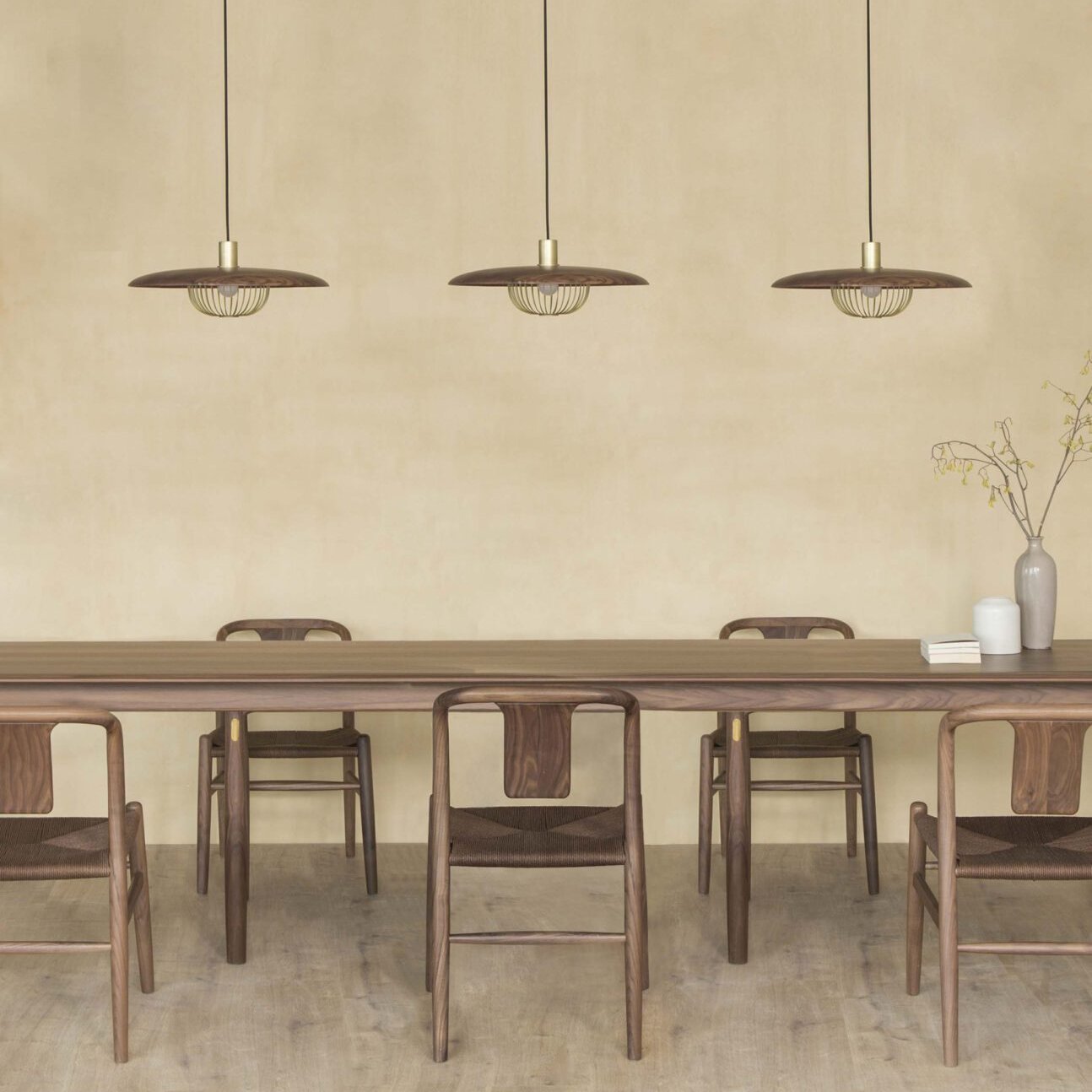 Kasa Nordic Houten Hanglamp met Metaal-light decor-De Bazelaar