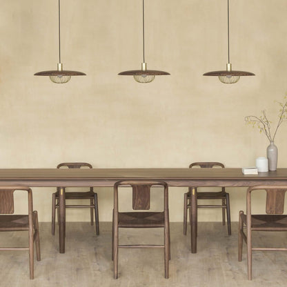 Kasa Nordic Houten Hanglamp met Metaal-light decor-De Bazelaar