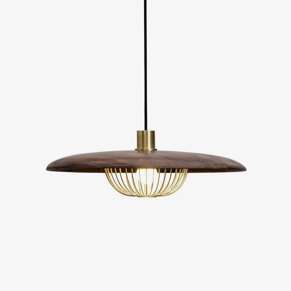 Kasa Nordic Houten Hanglamp met Metaal-light decor-De Bazelaar
