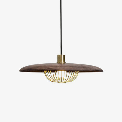 Kasa Nordic Houten Hanglamp met Metaal-light decor-De Bazelaar