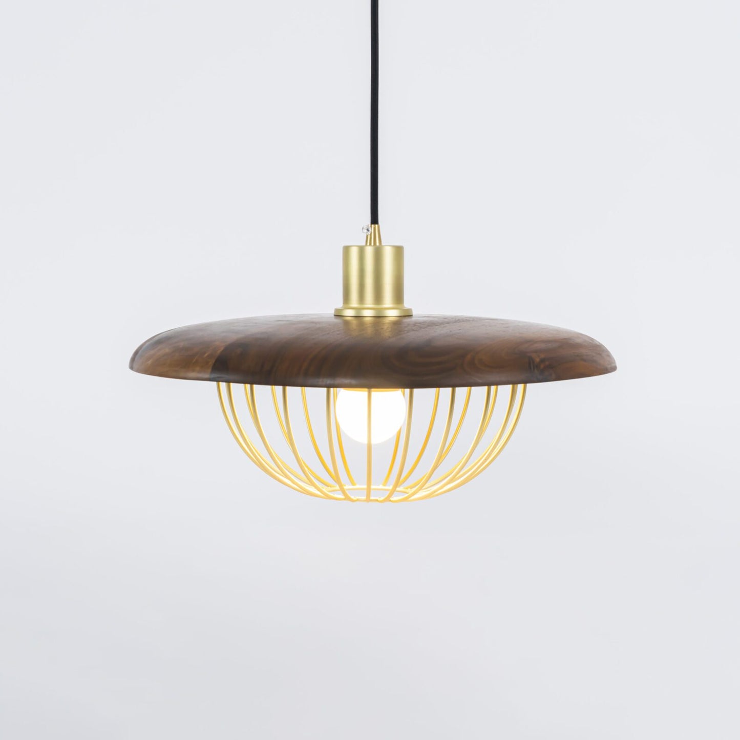 Kasa Nordic Houten Hanglamp met Metaal-light decor-De Bazelaar