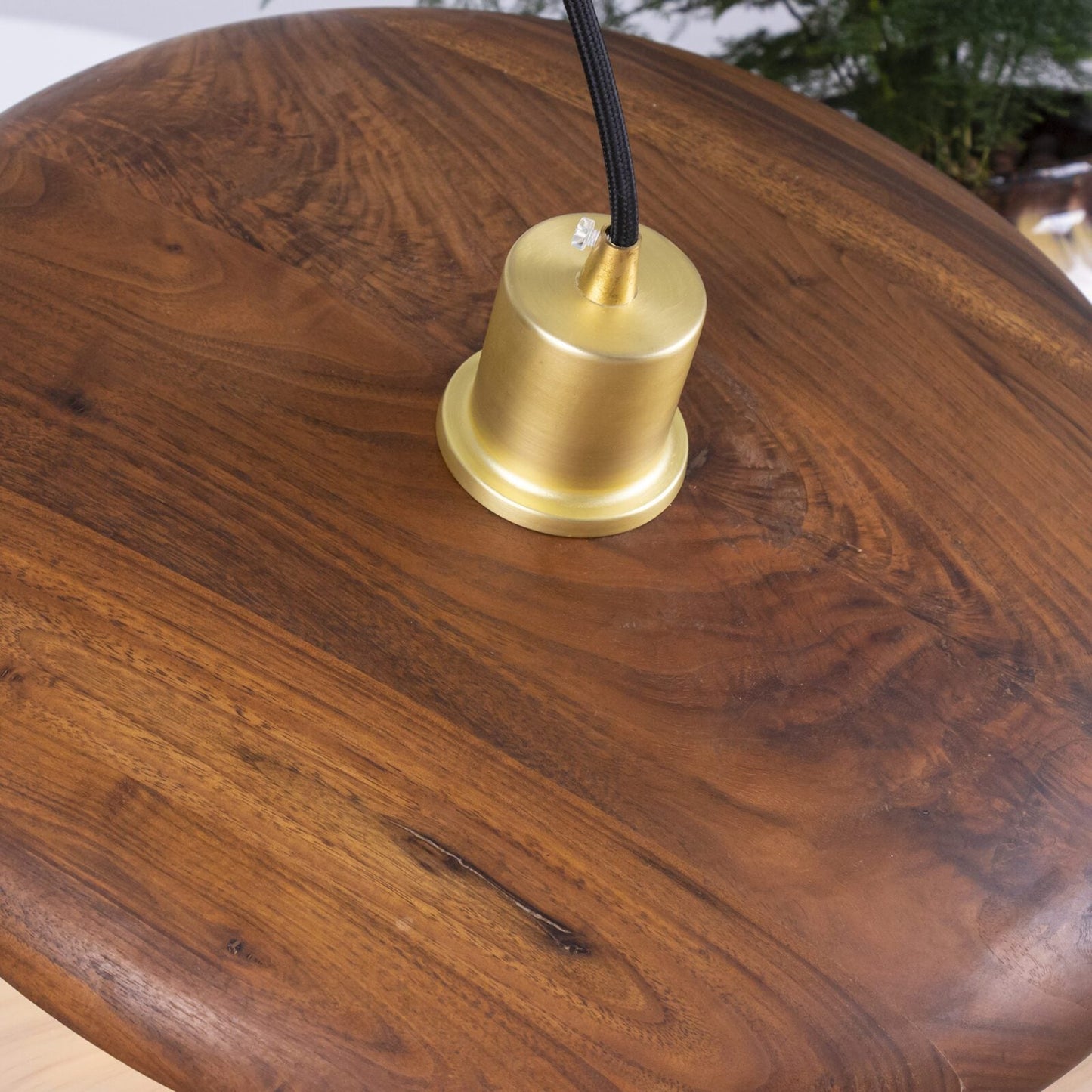 Kasa Nordic Houten Hanglamp met Metaal-light decor-De Bazelaar