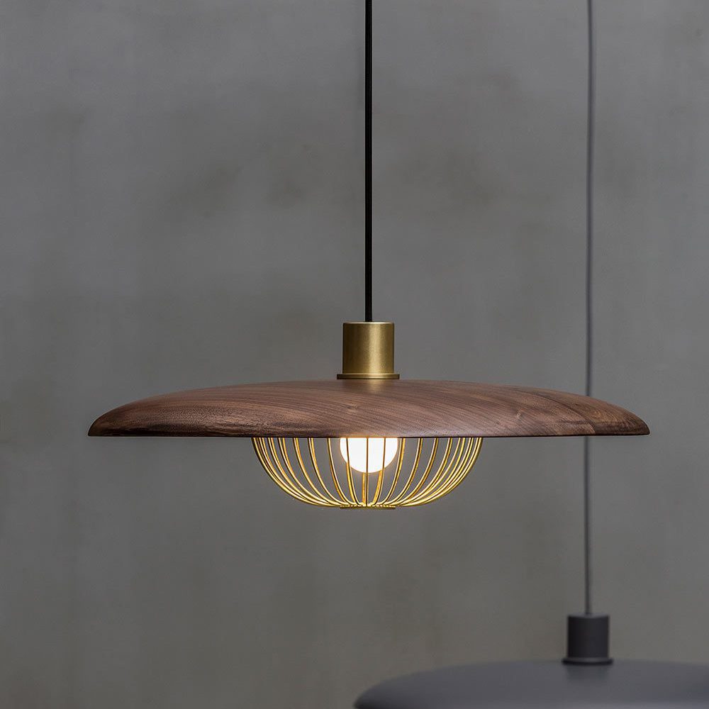 Kasa Nordic Houten Hanglamp met Metaal-light decor-De Bazelaar