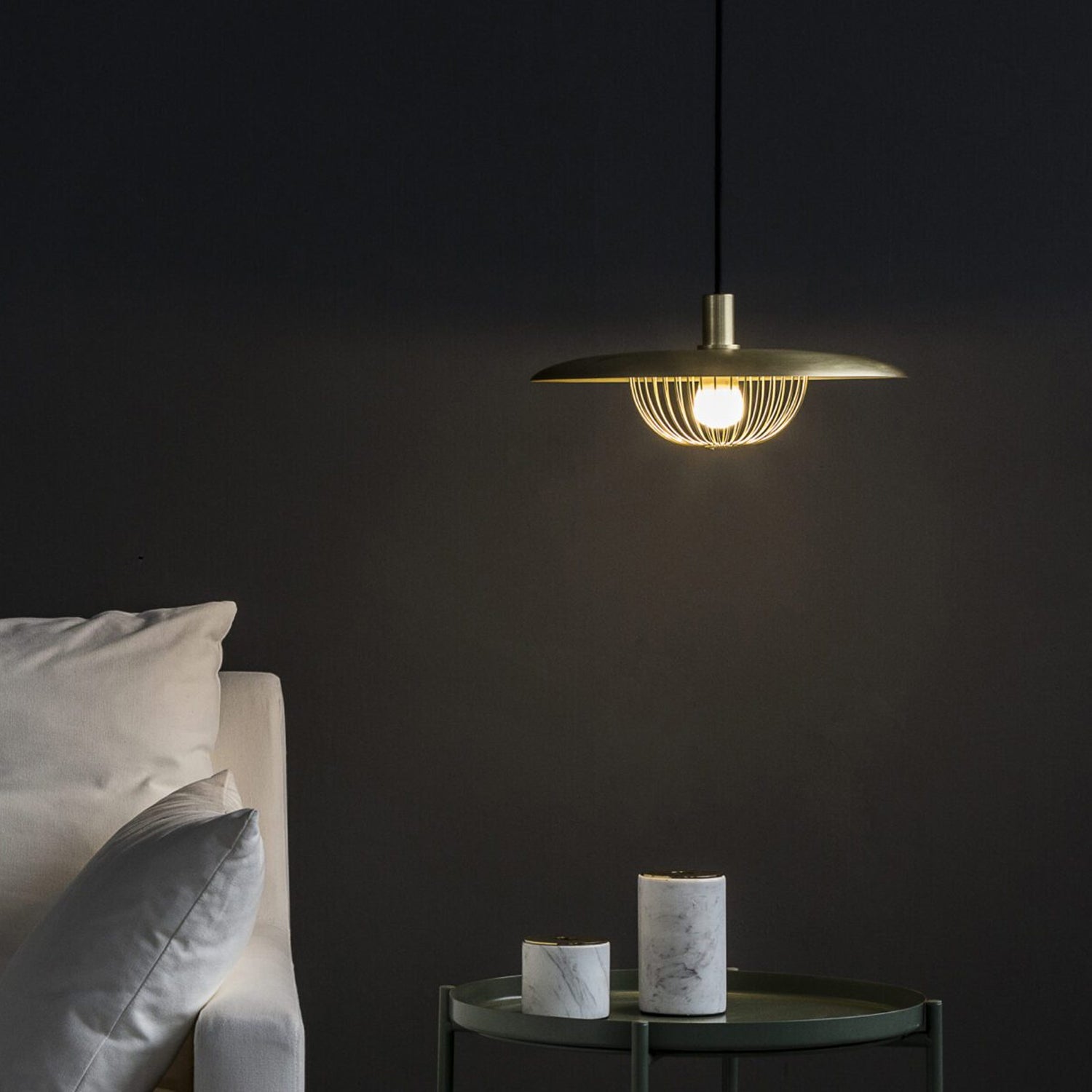 Kasa Nordic Houten Hanglamp met Metaal-light decor-De Bazelaar