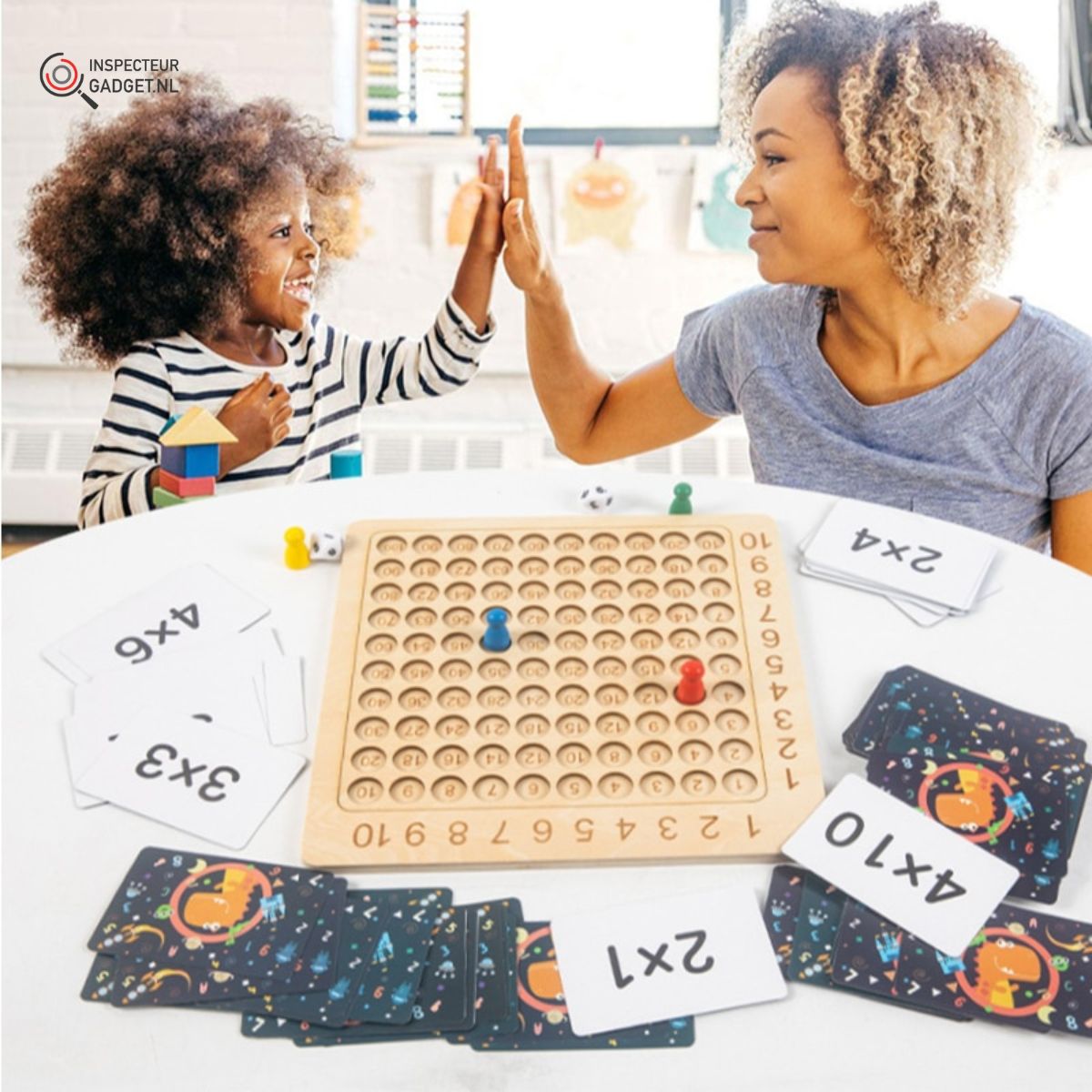 Mathmaster Bordspel - Leuk Leerzaam Strategisch Spel-Toys-De Bazelaar