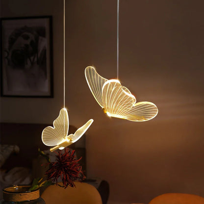 Vlinder LED Hanglamp - Elegantie & Sfeer-light decor-De Bazelaar