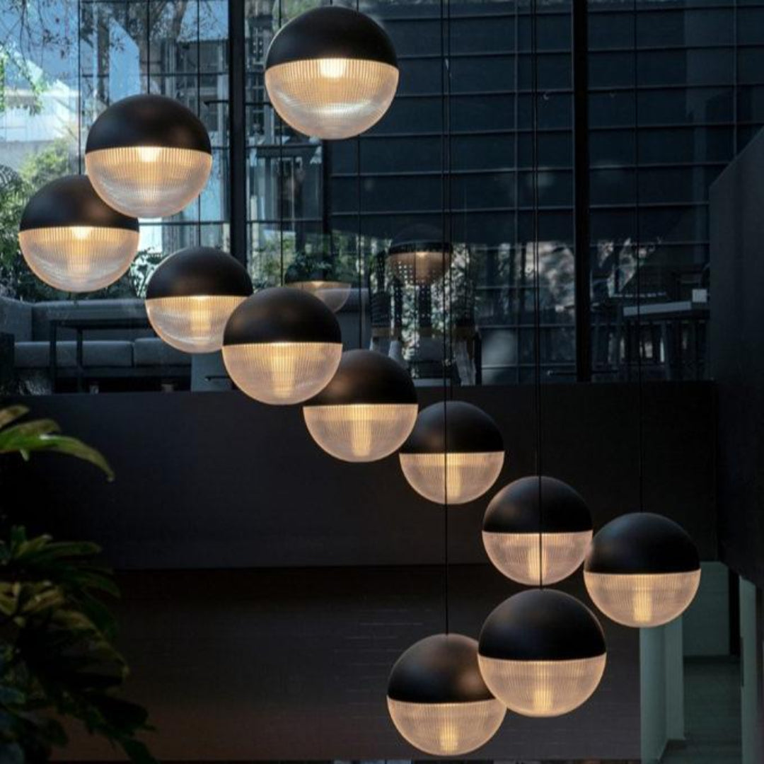 Suspended Lens Flair Hanglamp – Luxe & Innovatief Design-light decor-De Bazelaar
