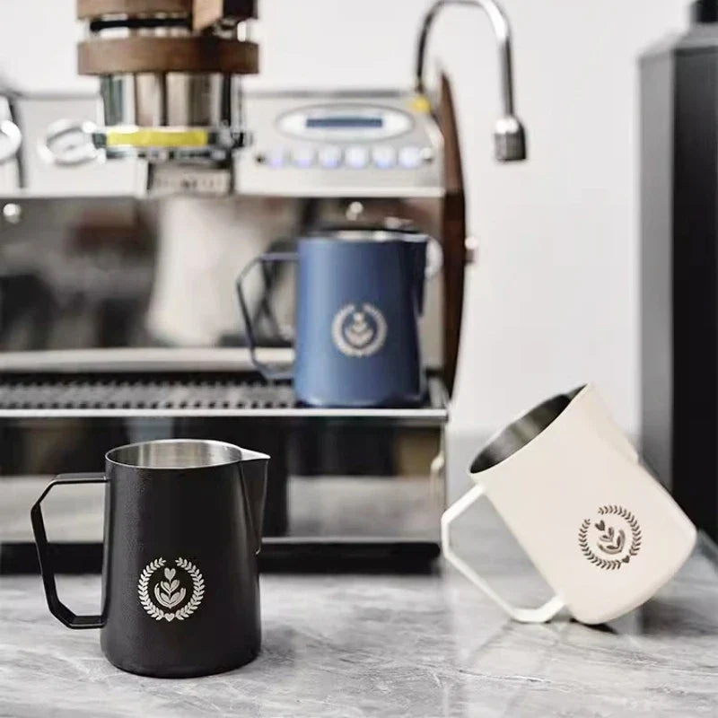 Latte Art Melkkan - Perfect voor Cappuccino & Koffie-Coffee & Tea-De Bazelaar