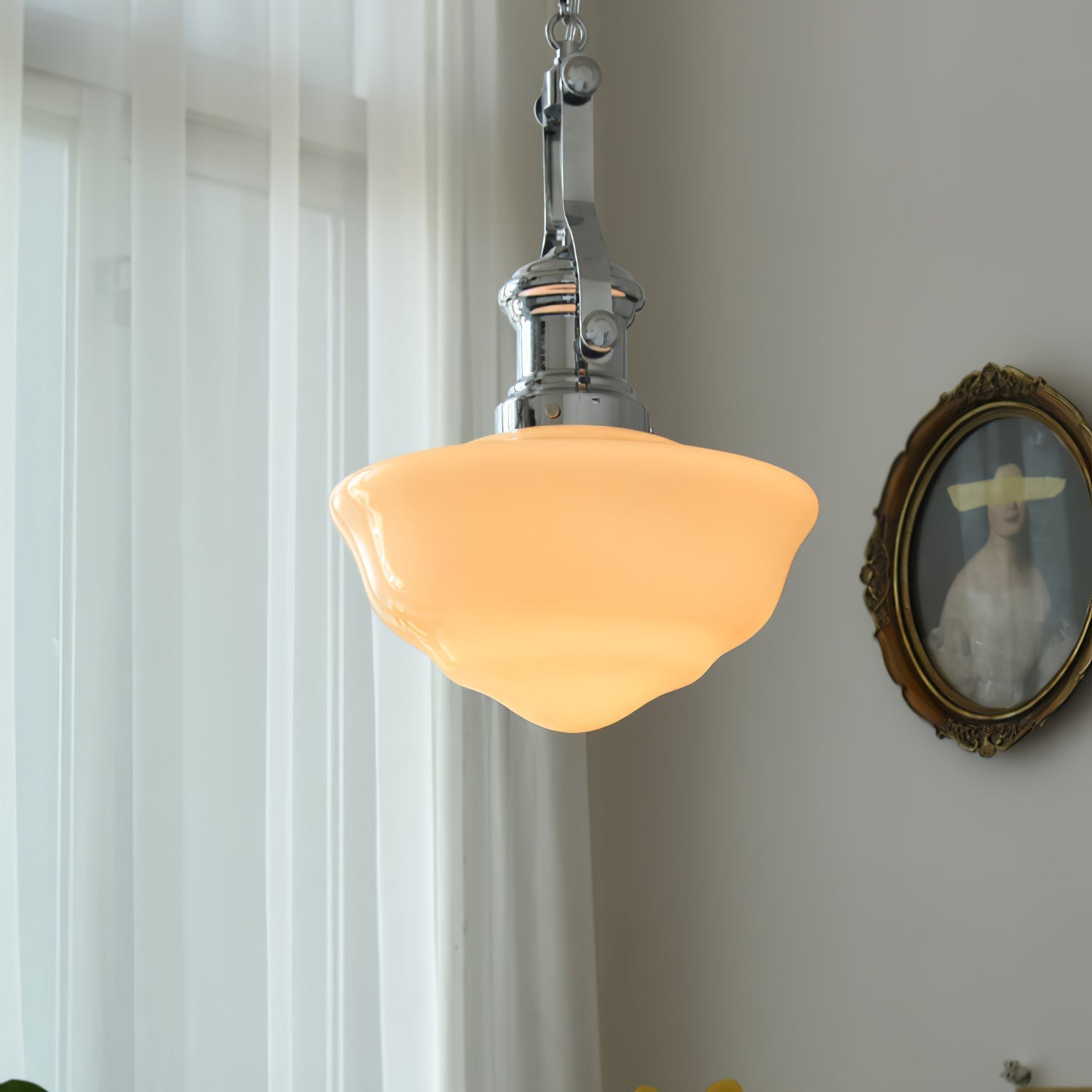 Klassieke School Hanglamp met LED – Tijdloos en Energiezuinig-lamp-De Bazelaar