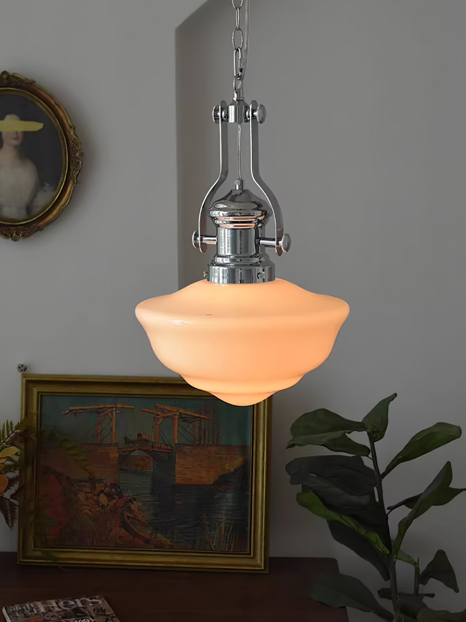 Klassieke School Hanglamp met LED – Tijdloos en Energiezuinig-lamp-De Bazelaar